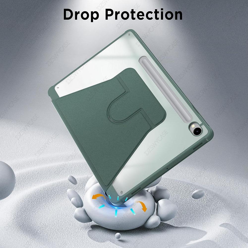 Case Compatible with Samsung Galaxy Tab S10 / S9 FE / S10 Lite 10.9 inch / S9 11 inch, 360 Degree Rotation Protective Cover