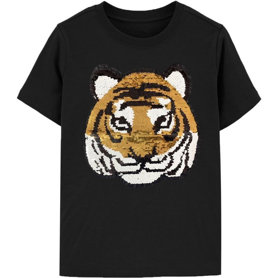 

Toddler Boys Flip Sequin Tee Dinosaur Shirt Cotton Short Sleeve T-Shirts Truck Tops S чёрный