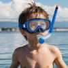 Set Maschera e Boccaglio Occhiali Anti-Appannamento Impermeabili Occhialini da Snorkeling Professionali Protezione UV Bambini Occhiali da Surf Spiaggia