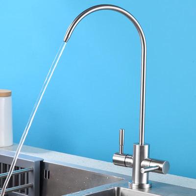 VEMUSE JDF-CW-471 304 Edelstahl Direkttrink-Schwanenhals Wasserfilterarmatur