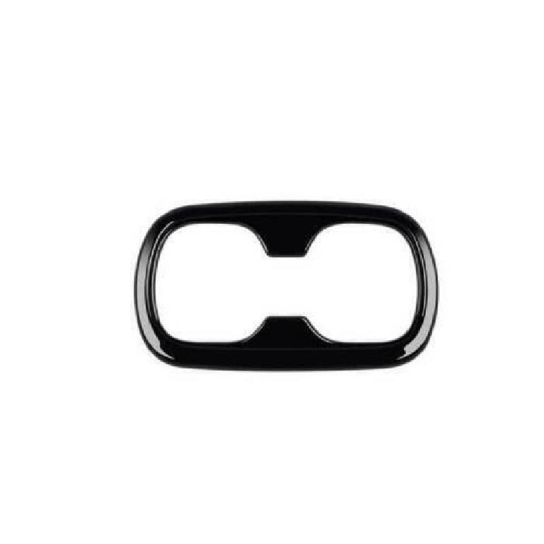 - For Toyota Corolla Cross Black 1pcs Rear Water Cup Panel Frame Cover