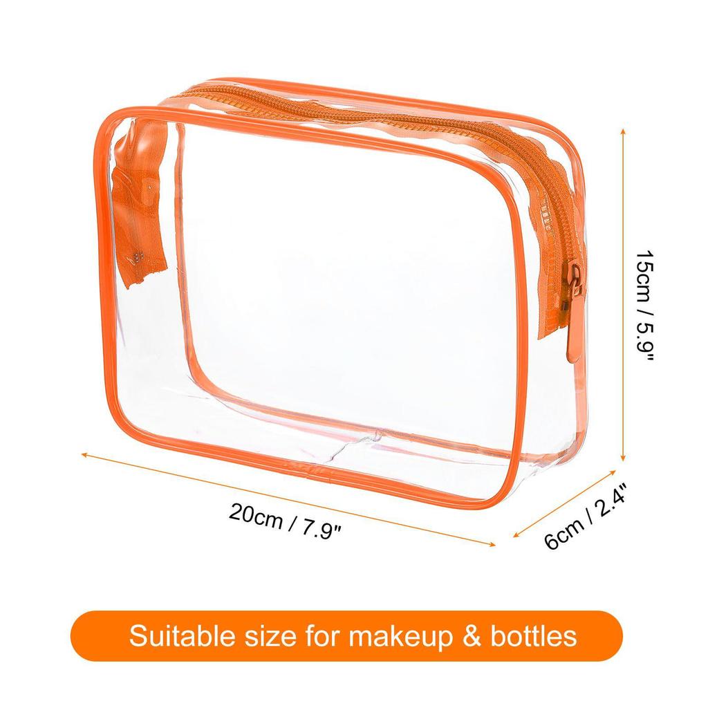 Transparente Wasserdichte PVC Kosmetiktasche - Tragbare Reise-Kulturbeutel-Aufbewahrung mit großem Fassungsvermögen und individueller Logo-Option