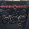 BDN1 For Mazda 3 Axela 2004-2009 Carbon Fiber Central Air Conditioning Control Panel Car Accessories Interior Decorative Stickers