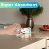 8pcs Streak-Free Cleaning Cloths, Super Absorbent & Quick-Dry Reusable Towels for Kitchen, No Lint Non-Scratch,Polka Dot Pattern