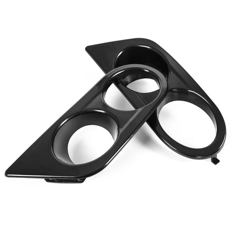 2x Frontstoßstange Nebelscheinwerferabdeckung für BMW E46 M3 2001 2002 2003 2004 2005 2006 Auto Doppel-Loch-Umrandung Luftkanal-Gitter Rennsport-Stil