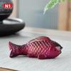 Colour-Changing Koi Carp Creative Desktop Tea Table Ornaments Decorations Two Fish Report Happiness Zen Teaware Accessories
