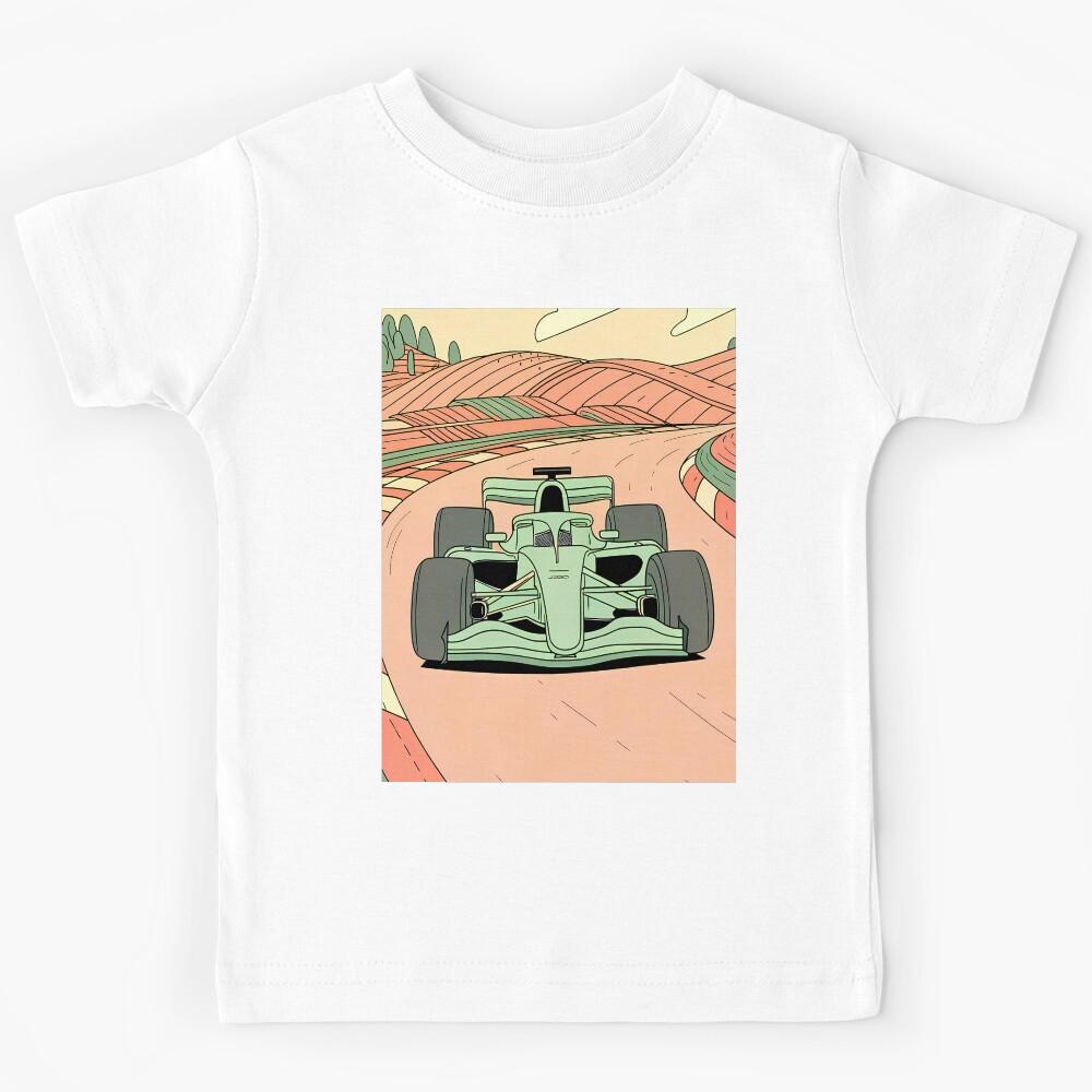 New Racing Car Sci-Fi Colors Speed F1 Kids T-Shirt 140