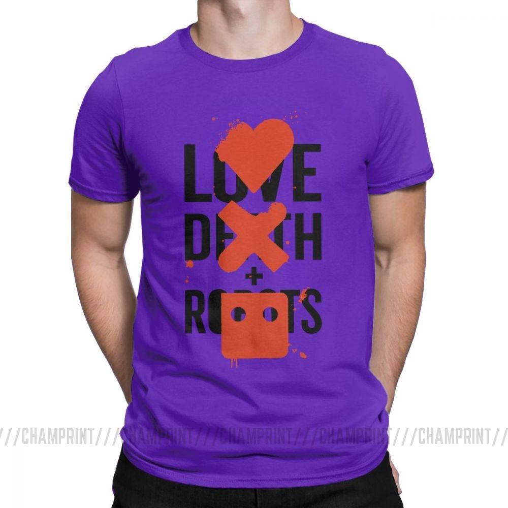 Cooles Love Death And Robots T-Shirt Großes Fan-T-Shirt Heavy Metal Sci-Fi