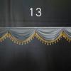 3or1m Event Party Valance Drape Panel Decor Backdrop Curtain Stage Wedding Background Decoration Veil Cloth Wave Curtain Tassel