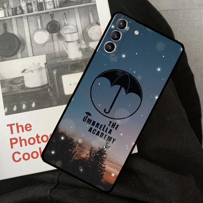 Umbrella Academy Logo Phone Case For Samsung Galaxy S24 Ultra S22 S23 S20 S21 S24 FE S9 S10 Plus Note 10 20 Ultra