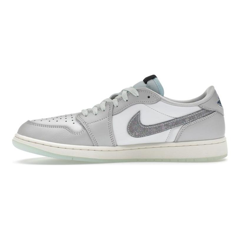 Air Jordan 1 Retro Low OG Jahr der Schlange Herren Sneaker Grau Summit-White Photon-Dust HF3144-100