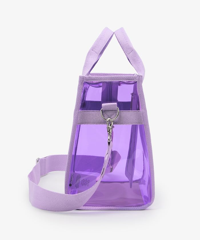 LeSportsac Official Shoulder Bag CLEAR MEDIUM TH Clear Lilac TOTE/1360 Women's