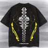 Camiseta Vintage Lavado Ácido CyberPunk EdgeRunners - Camiseta con Gráfico de Anime Sutil y Camiseta para Niños.