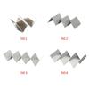 Wave Shape Stainless Steel Taco Display Stand Up Holder Rack Shell 1-4 Tacos