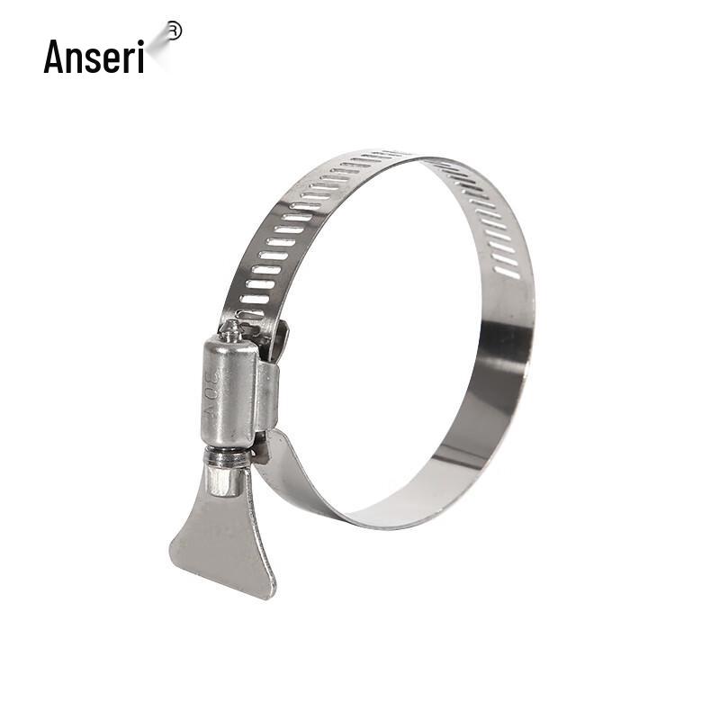 304 Stainless Steel Hose Clamps with Handle (10-Pack)