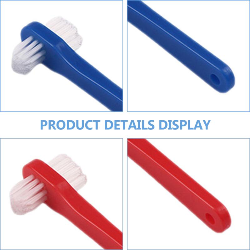 2 Pcs False Toothbrush Bulk Teeth Care Accessory Denture Dental Pp Toothbrushes for Braces Clean Tool