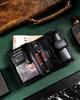 Gift Set: Men's Leather Wallet and Keychain - Peterson