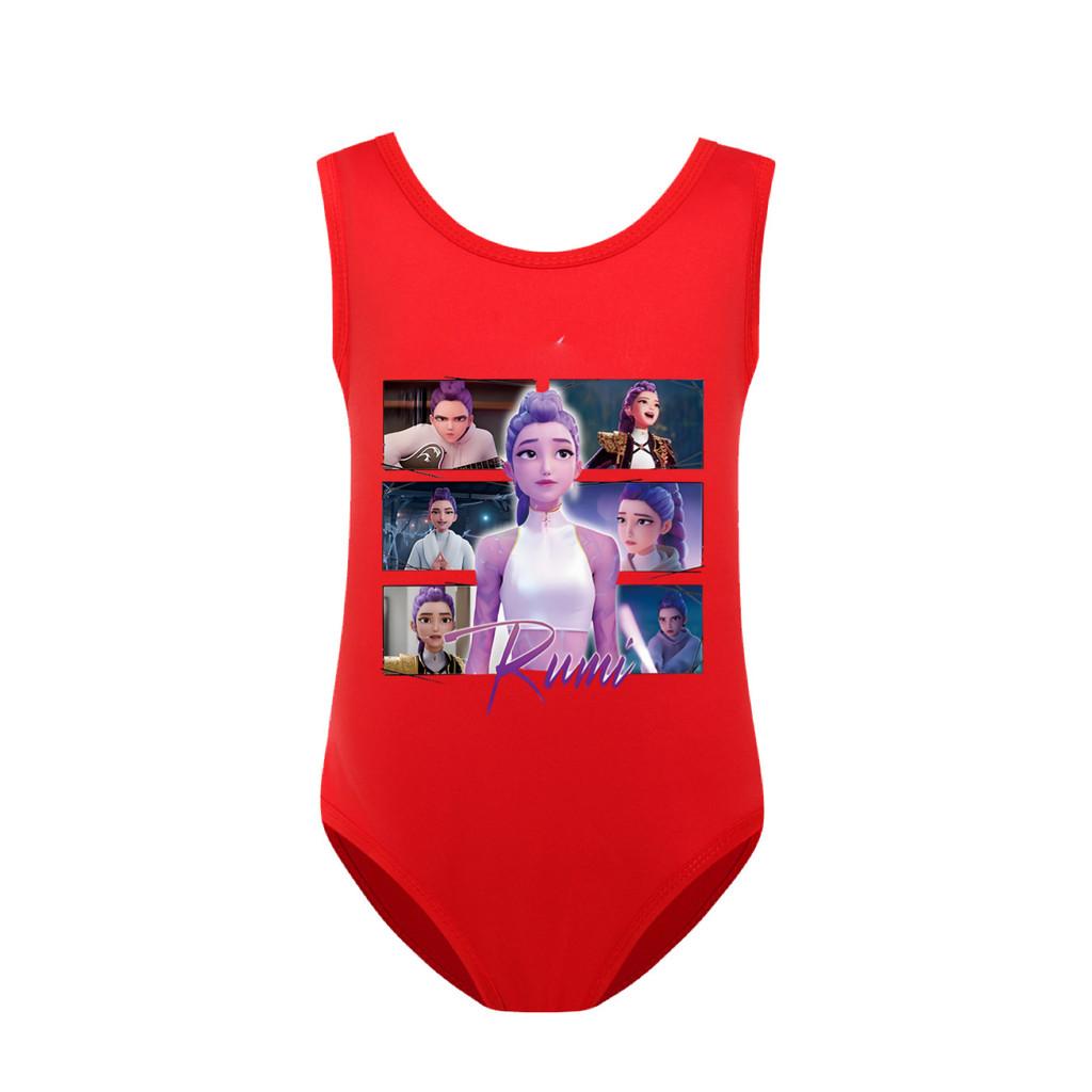 5061 Kids Girls Rumi Mira Zoey Print Swimsuit Swimming One-piece Bodysuit Swimwear