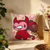 Trendy GGloomy Bearer Cushion Cover Versatile DoubleSided Pillow Case Fit for Sofa Bed Car  Daily Decor
