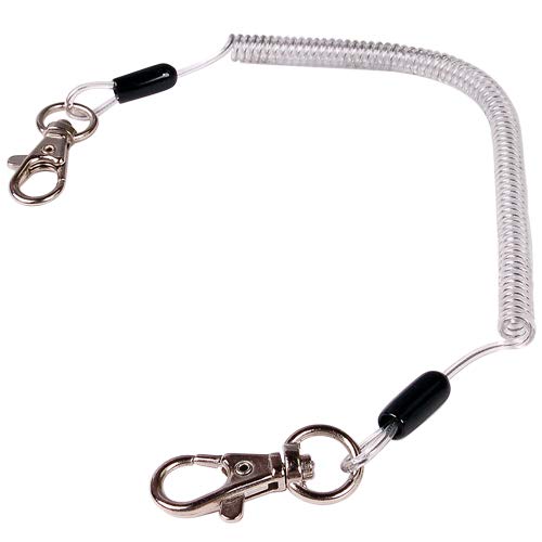 Good-L Coil Key Chain 250 with Reinforced Wire [Slim Clear]