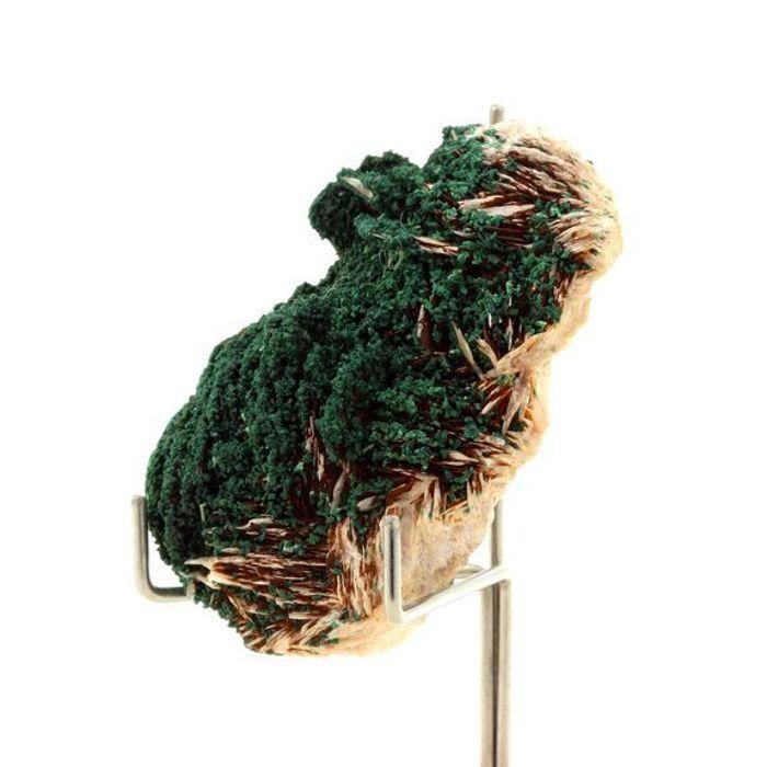 Pierres et Minéraux. Malachite + Baryte. 432.45 ct. Sidi Ayed, Maroc.