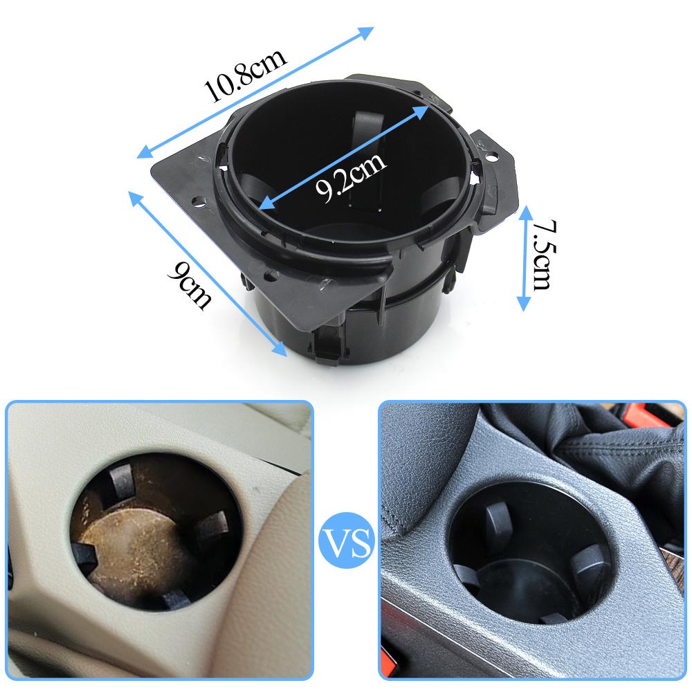 LHD RHD Car Front Console Armrest Box Water Cup Holder Drinks Support For BMW X1 E84 2009-2012 51162993623 51169285145