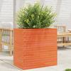 VidaXL Planter Wax Brown 70x40x68.5 Cm Solid Pine Wood, Outdoor Planter, Flower Box, Tomato Planter, 3282486