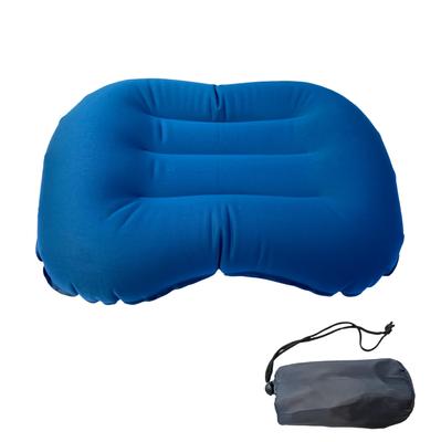 NANTO Air Pillow with Storage Bag Blue Camping Travel Sleeping In the Car Flight Pillow Pillow Cushion Pillow