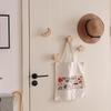 Japanese Cute Animal Wooden Wall Hook - Moon Cartoon Design Nordic Decor
