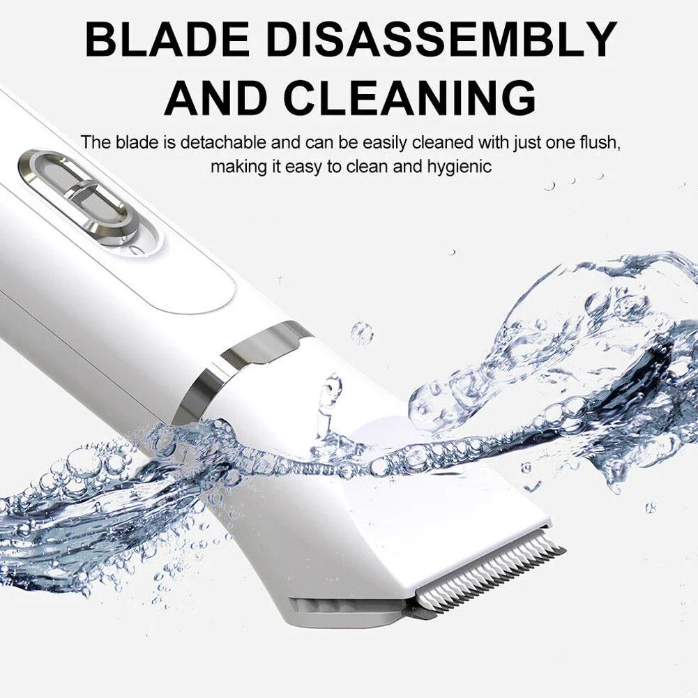4-In-1 Pet Grooming Hair Shaver Low Noise Clippers Rechargeable Cordless Safe Dog Trimmer