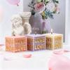 Love Slogan 3D Candle Mold Silicone Soap DIY Handmade Tool Alphabet Letter Pillar Silicone Resin Mould Gifts
