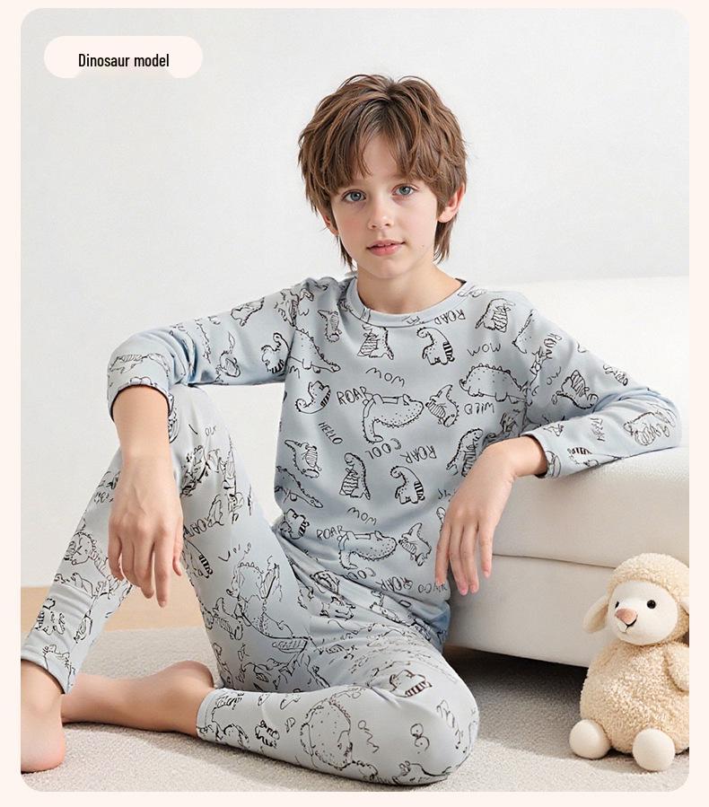 Varmt pyjamasset för barn - Pojkar & Flickor Byxor och Topp