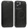 For iPhone 16 Pro Leather Case Compatible with MagSafe RFID Blocking Card Holder Phone Cover