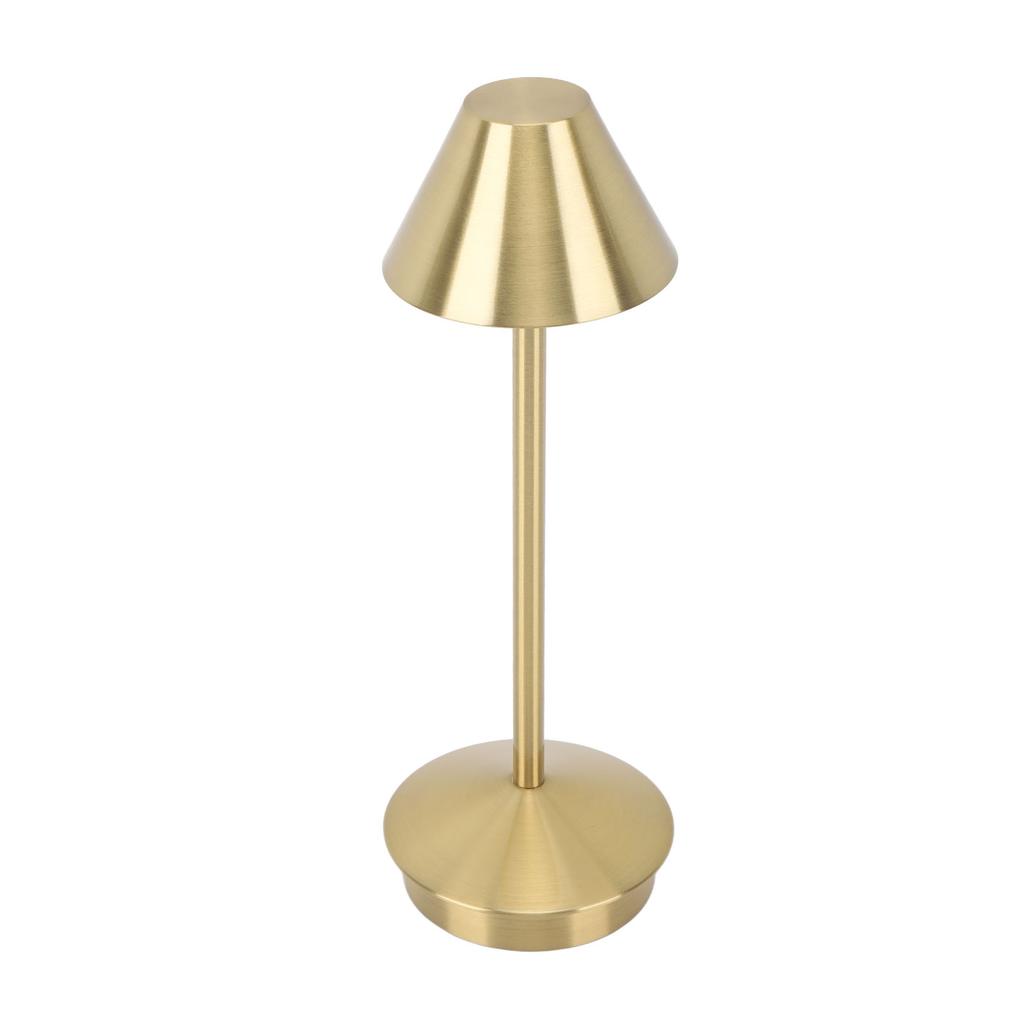 Cordless Table Lamp Modern Iron Art 3 Color Stepless Dimming Portable LED Desk Lamp with Touch Control