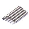 4-flute Structure Carbide End Milling Cutter HSS Slot Drill Bit Set