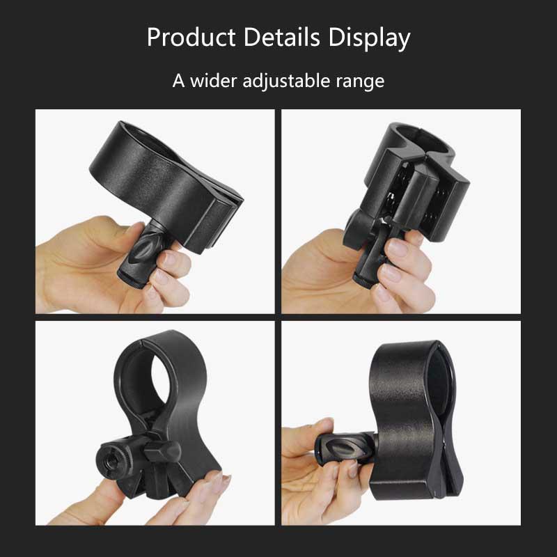 1Pc Microphone Clip Mic Holder For Handheld Microphone Wireless/Wired Quick Release Mount Adapter Universal Replacement Stand