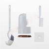 Creative Wall-hung Toilet Brush Set Without Dead Ends Squatting Toilet Full-angle Wall-mounted Toilet Brush Free Punching