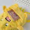 Little fat dragon funny plush backpack large capacity new plush bag backpack kindergarten school bag