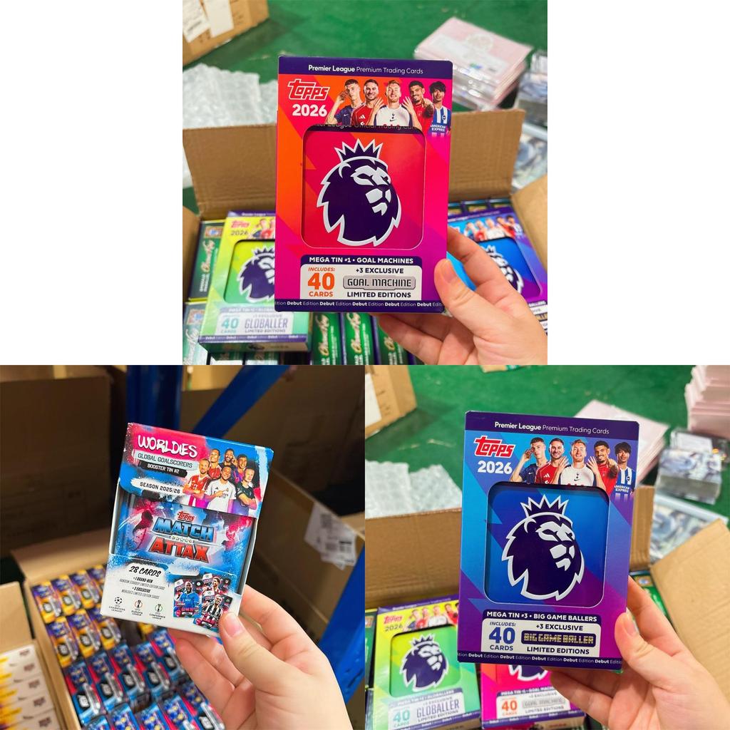 Topps Match Attax Collectors Card Set With Durable Card Stock For Soccer Fans