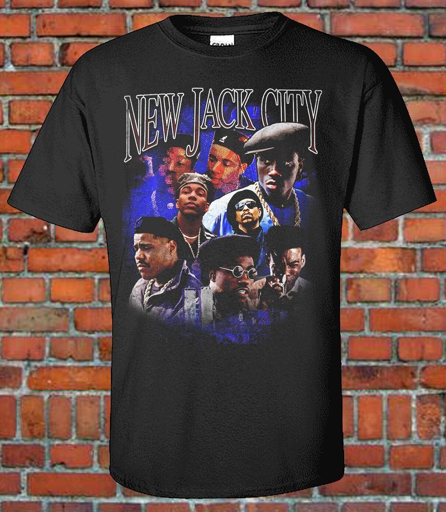 New Jack City 90s Style Bootleg Vintage Rap Tee Movies Hood Classic EXCLUSIVE Unisex T-Shirt