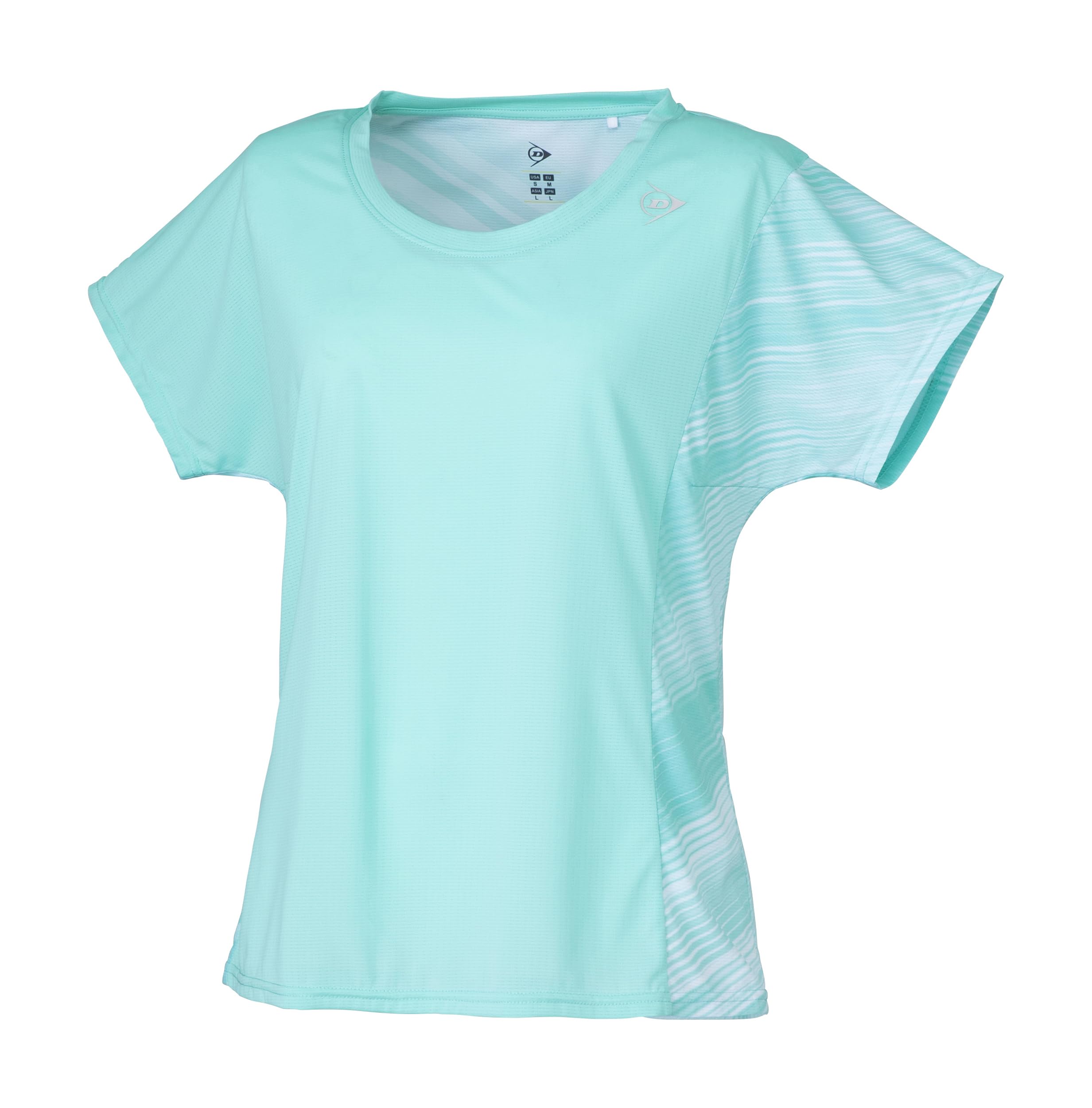 

Теннисная игровая футболка Dunlop DAP1523W 2025SS Бирюзово-синий XO