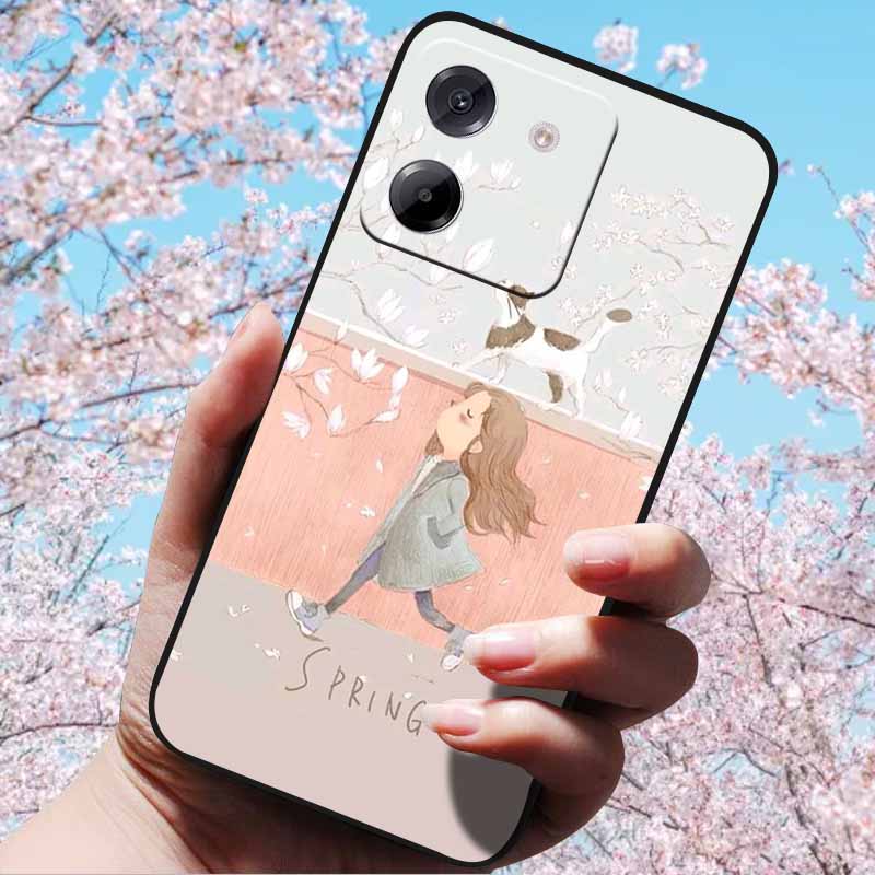 For Xiaomi Poco M7 Pro 5G 6.67"Cases Bumper Silicone TPU Fashion Back Cover Cases For Poco M7 Pro 5G Protective TPU Coque M7Pro