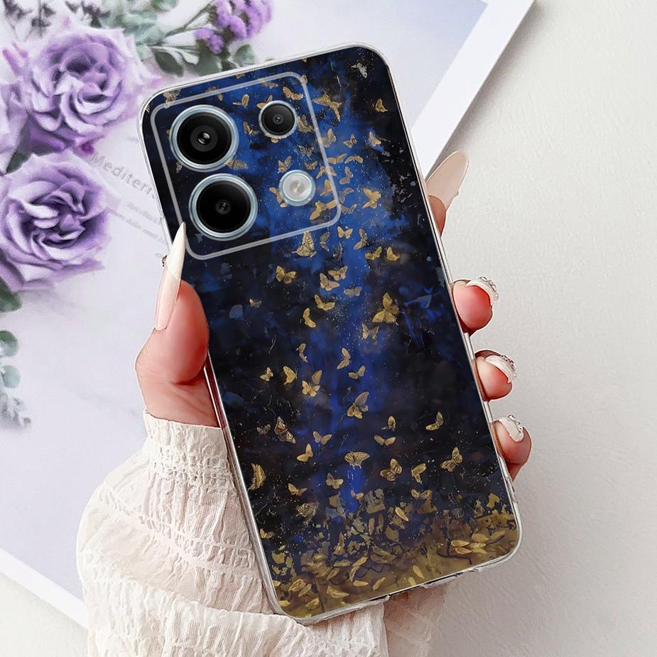 For Xiaomi Redmi Note 13 4G Case Note13 Pro New Fashion Painted Cover Soft Silicone Phone Case For Redmi Note 13 Pro Plus Fundas