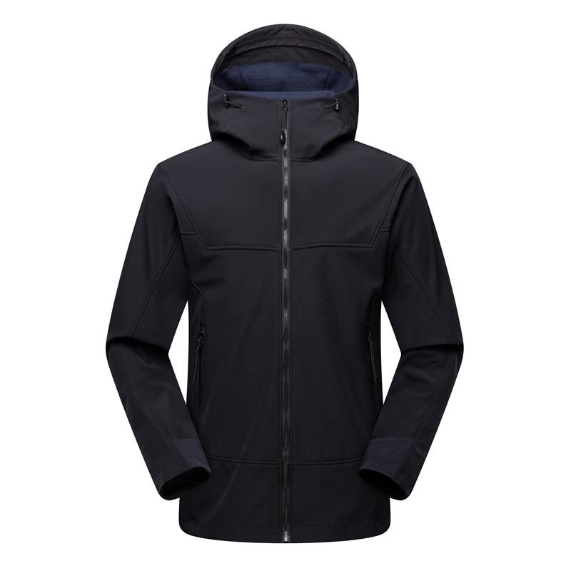 Unisex Windbreaker: Vogelhuis Softshell Jas, Fleece-Gevoerd, Waterdicht & Winddicht voor Herfst/Winter Bergbeklimmen.