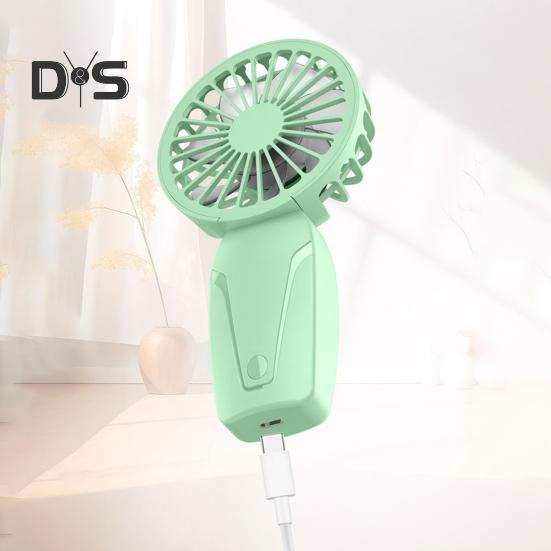 Viteza ventilatorului personal mic, reglabil, flux de aer puternic, zgomot redus, reîncărcabil prin USB, ventilator de răcire portabil compact