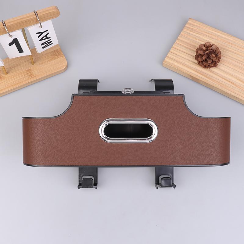 Car Backseat Hanging Seat Hook Storage Cup Holder Phone Holder Universal Car Interior Seat Back Organizer 4-In-1 Storage Box