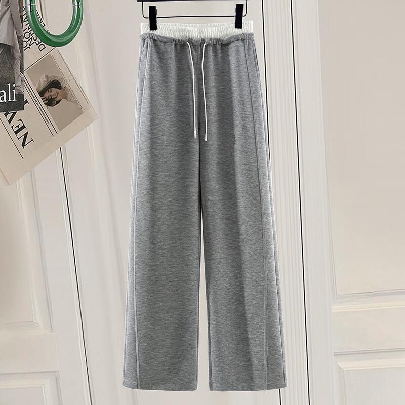 Sibaisha Women's Elastic Waist Drape Casual Pants