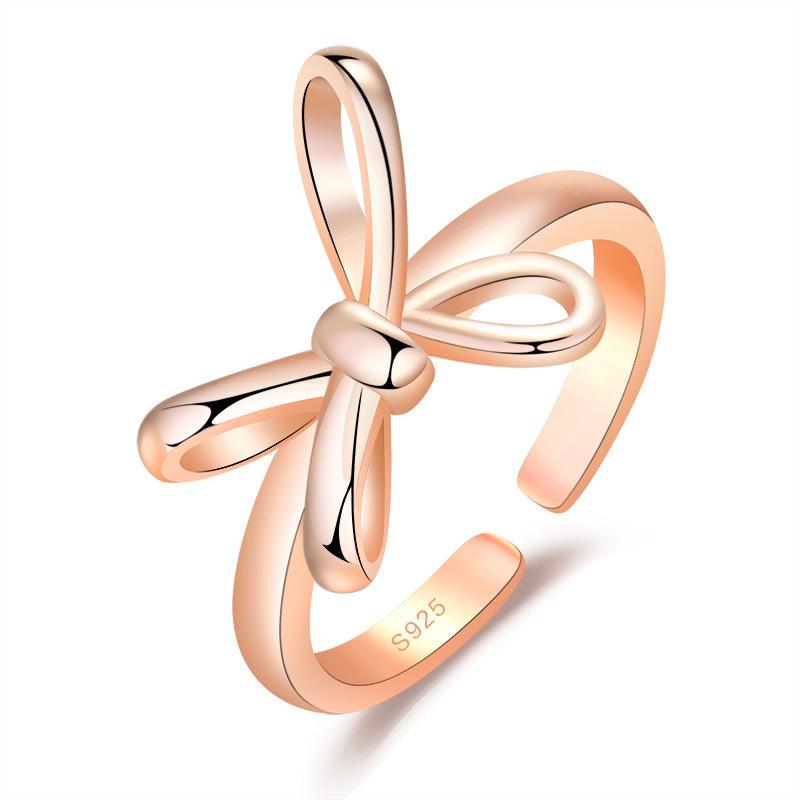 2022 Korean Fashion Women's Diamond Flash Open Ring - Stylish Hollow Design