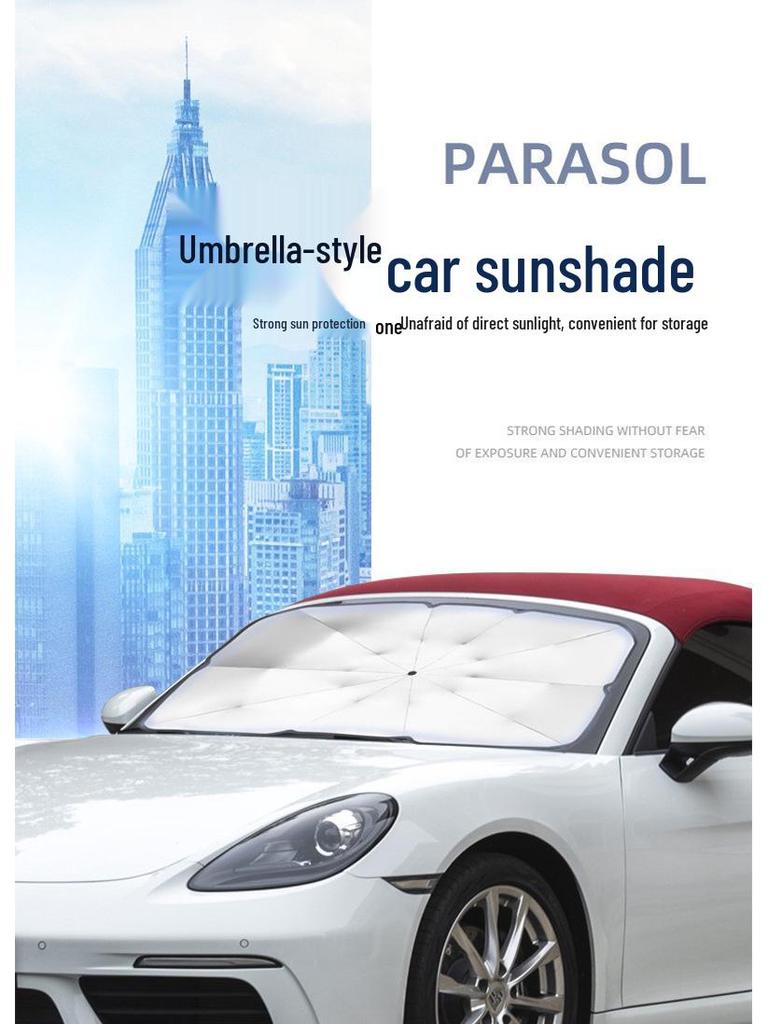 Car Sunshade Umbrella - Interior Windshield Sun Protection