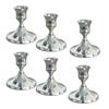 2Pcs Vintage Elegant Tabletop Candle Holders Iron Candlelight Dinner Props Bar Party Candelabra Home Hotel Decorations